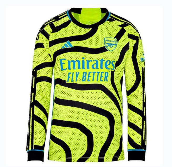 Arsenal Away Kit Soccer Jersey 2023/24 Long Sleeve